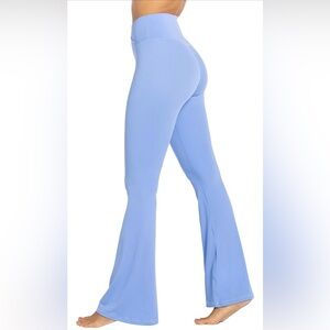 Women's Blue Flared Leggings